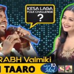 Dholi Taro Dhol Baaje - Saurabh Valmiki - Episode 14 - Indian Idol 10 (2018) - Sync Lyrics - Sony TV